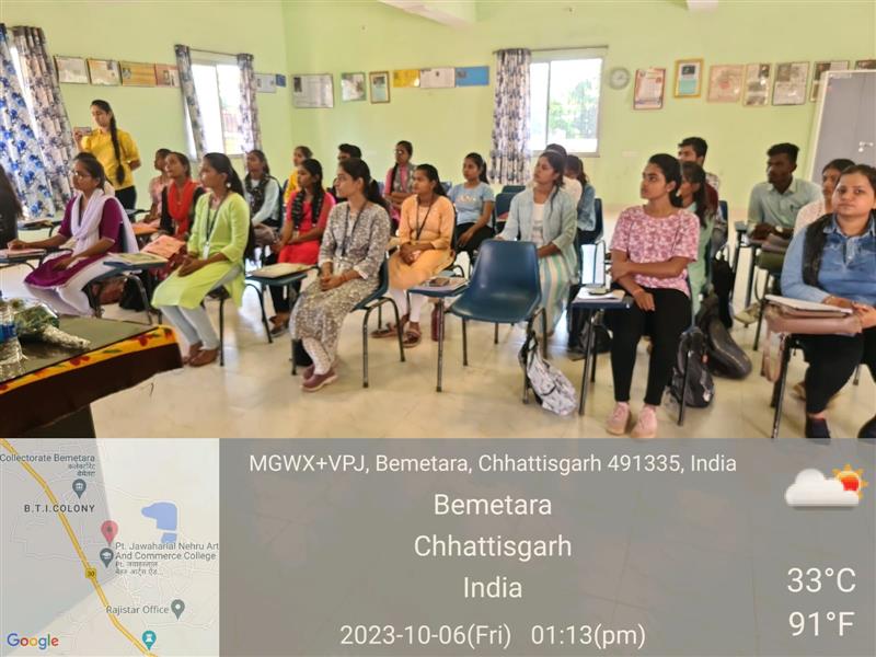 Extension Lecture in Department of English 